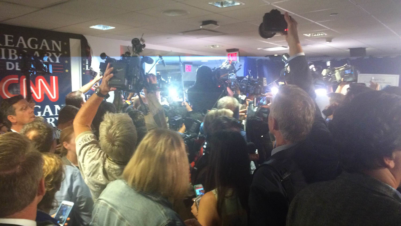 Illustration for article titled The Post-Debate GOP Spin Room Is the Closest I'll Get to Hell